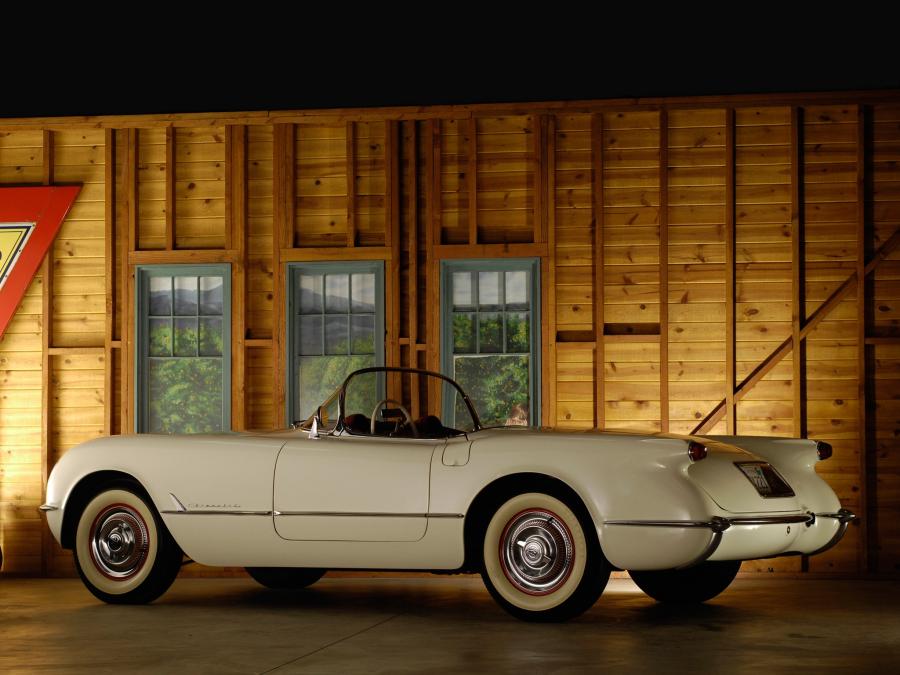  Chevrolet Corvette Polo White 1954 года  (фото 33 из 40)